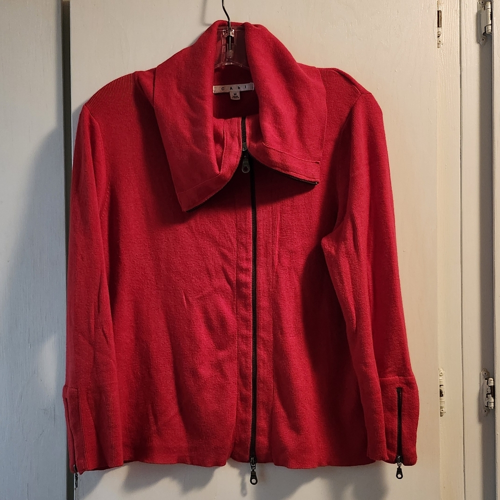 CAbi Zip It Cardigan